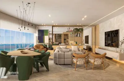 Apartamento exclusivo | 233 m² | 4 suítes frente mar com varanda gourmet