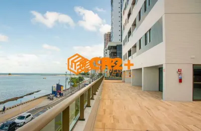 Apartamento beira mar a venda de 96m²  com 3 quartos 3 suítes em casa caiada- ol