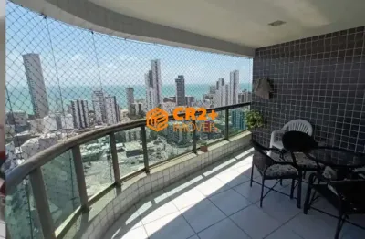 Vendo apartamento 173m2, 04quartos, 03 suítes, 03 vagas de garagem em boa viagem