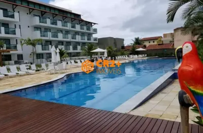 Vendo flat 32m² em porto de galinhas mobiliado com varanda gourmet
