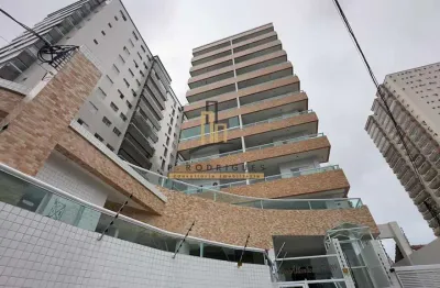 Apartamento para Venda em Praia Grande, Guilhermina, 1 dormitório, 1 suíte, 2 banheiros, 1 vaga