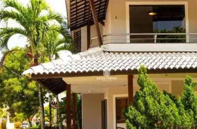 Casa com 4 dormitórios à venda, 200 m² por r$ 1.400.000,00 - parque jockey clube - lauro de freitas/ba