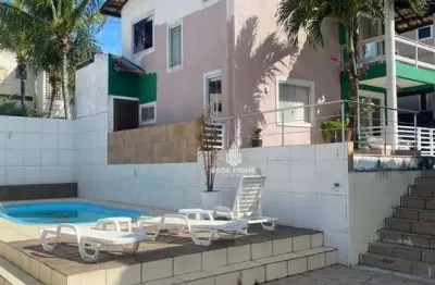 Casa com 2 dormitórios à venda, 117 m² por r$ 650.000 - vilas do atlântico - lauro de freitas/ba