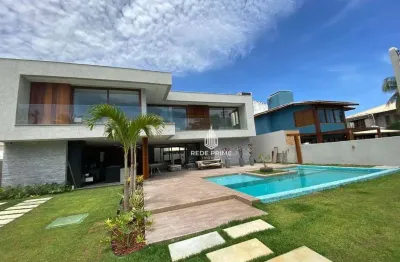 Casa com 6 dormitórios, 460 m² - venda por r$ 11.500.000,00 ou aluguel por r$ 4.600,00/mês - guarajuba - camaçari/ba