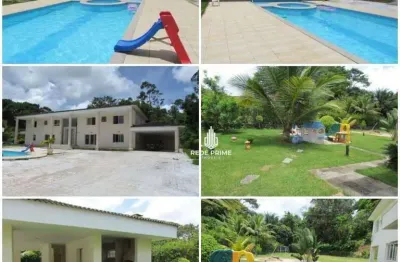 Casa com 8 dormitórios para alugar por r$ 15.000/mês - jardim do jockey - lauro de freitas/ba