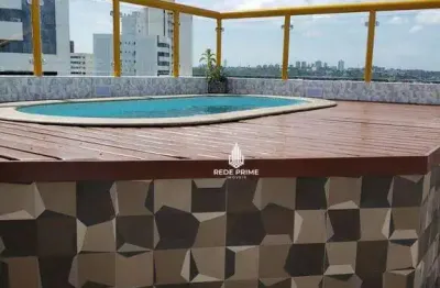 Cobertura com 3 dormitórios à venda, 148 m² por r$ 700.000 - imbuí - salvador/ba