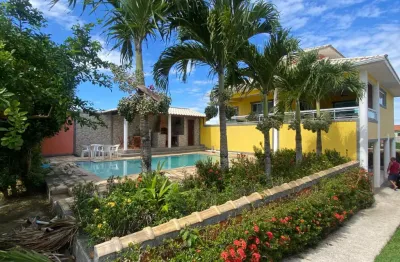 Linda casa 05 quartos piscina frente ao mar de jaconé, maricá.
