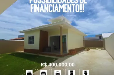 Casa primeira locação com possibilidades de fianciamento bancario em jaconé.