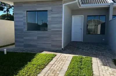 Casa para venda em campo largo, jardim das palmas, 3 dormitórios, 1 suíte, 1 banheiro, 2 vagas