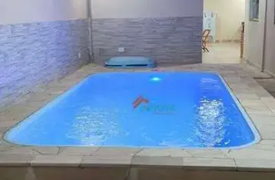 Casa com 1 dormitório à venda, com piscina - água branca - piracicaba/sp