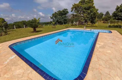 Chácara com 3 dormitórios à venda, 5000 m² por r$ 785.000,00 - alpes das águas - são pedro/sp