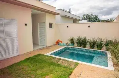 Casa em condominio com 3 dormitórios à venda, 130 m² por r$ 880.000 - piracicamirim - piracicaba/sp