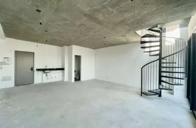 Cobertura vila olimpia venda com 2 quarto, 1 vaga, 76m² novo no contra piso