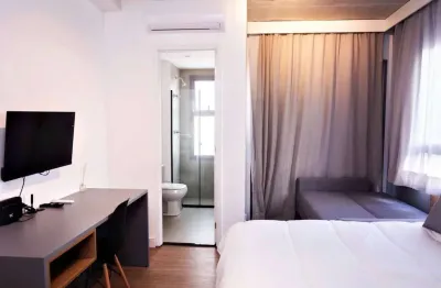 Apartamento com 1 quarto para alugar na Alameda dos Maracatins, 1424, Moema, São Paulo