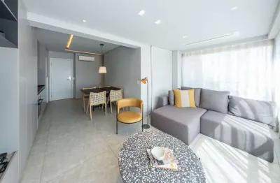 Apartamento vila olímpia com 2 quartos, 2 vagas, 64m², mobiliado