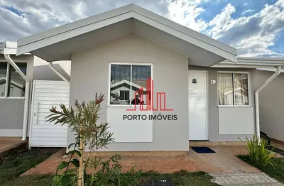 Casa com 2 dormitórios à venda, 44 m² por r$ 206.000,00 - água branca - boituva/sp