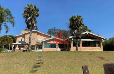 Casa com 5 dormitórios à venda, 1400 m² por r$ 21.000.000 - condomínio lago azul - araçoiaba da serra/sp