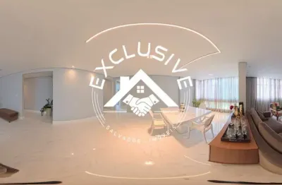 Apartamento  na pituba: 4 quartos, 3 suítes, 2 salas, 4 banheiros, 2 vagas de garagem, 160m² - salvador-ba