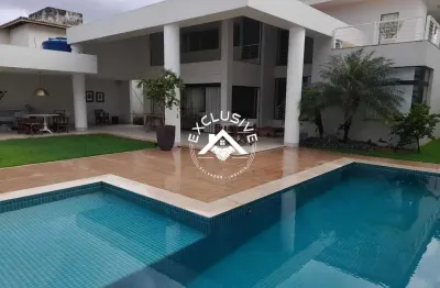Imperdível casa de luxo à venda em salvador-ba, caminho das árvores: 4 quartos, 4 suítes, 3 salas, 5 banheiros, 4 vagas, 580m².