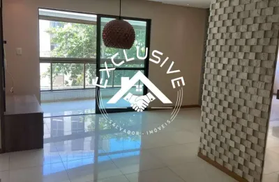 Apartamento de 2 quartos na pituba, salvador-ba: 2 suites, 2 salas, 1 vaga, 74m² de área. venha conferir!