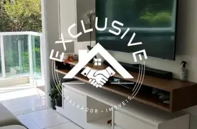 Apartamento com 2 quartos à venda na avenida alphaville, 10, alphaville i, salvador, 74 m2 por r$ 897.000