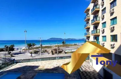 Apartamento 2 quartos sendo 1 suíte vista mar, praia do forte cabo frio !!!