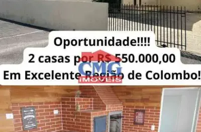 Residencial à venda por r$550.000 - vila cordeiro - colombo/pr