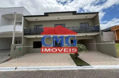 Casa em condominio com 3 dormitórios para locação por r$3.500 - santa terezinha - colombo/pr