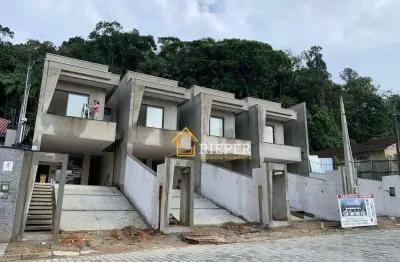 Sobrado geminado com 3 suítes à venda, 165 m² por r$ 1.049.000,00- glória - joinville/sc