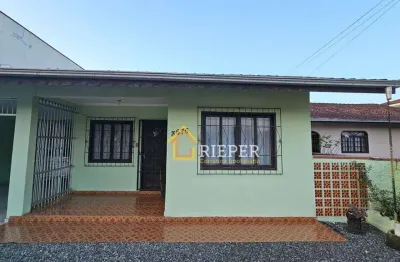 Casa com 3 dormitórios à venda, 70 m².  aceita permuta no terreno por r$ 600.000 - fátima - joinville/sc