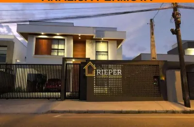 Linda residência, pé direito duplo, moderna, à venda por r$ 1.949.900,00 - aventureiro - joinville/sc