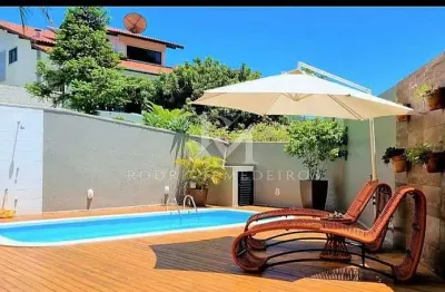 Casa mobiliada, 4 dormitórios (3 suítes), piscina - ariribá/bc