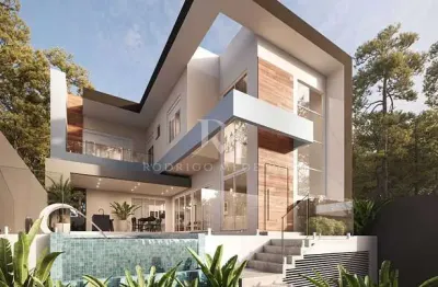 Casa 3 pavimentos, 3 suítes, piscina, pedra branca - palhoça/sc