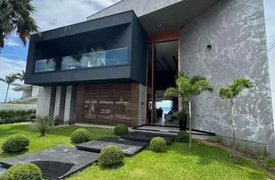 Casa com 4 suítes à venda no bosque das mansões, são josé /sc— automação, lazer e cinema
