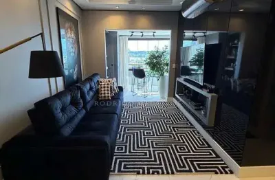 Apartamento mobiliado com 4 dormitórios Vista mar no Balneário, Florianópolis/SC