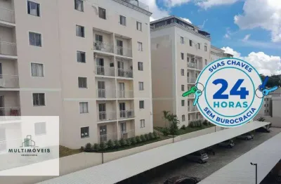 Apartamento com 3 dormitórios para alugar, 80 m² por r$ 2.222,07/mês - são pedro - juiz de fora/mg