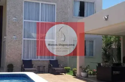 Casa em condomínio para venda em camaçari, barra do jacuípe, 5 dormitórios, 5 suítes, 5 banheiros, 2 vagas