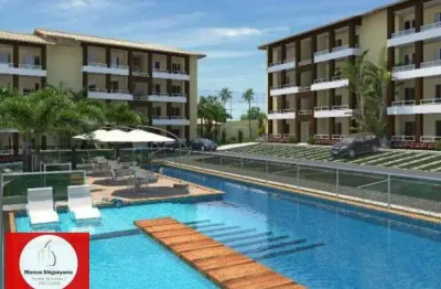 Apartamento para venda em camaçari, monte gordo (monte gordo), 2 dormitórios, 1 suíte, 1 banheiro, 1 vaga
