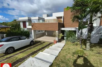 Casa em condomínio para venda em camaçari, alphaville (abrantes), 3 dormitórios, 3 suítes, 5 banheiros, 2 vagas