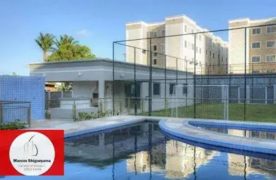 Apartamento para venda em camaçari, boa união (abrantes), 2 dormitórios, 1 banheiro, 1 vaga
