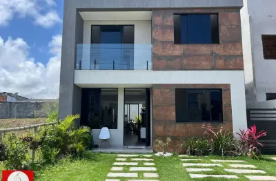 Casa em condomínio para venda em camaçari, vila de abrantes (abrantes), 4 dormitórios, 3 suítes, 4 banheiros, 2 vagas