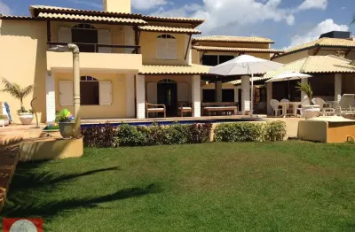 Casa em condomínio para venda em camaçari, guarajuba (monte gordo), 7 dormitórios, 7 suítes, 10 banheiros, 4 vagas