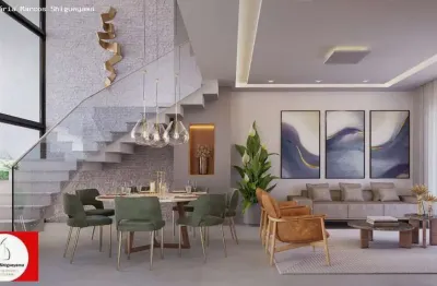 Casa em condomínio para venda em lauro de freitas, buraquinho, 4 dormitórios, 4 suítes, 5 banheiros, 2 vagas