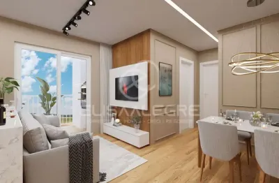 Sun residencial - apartamento c/ sacada na feitoria, são leopoldo