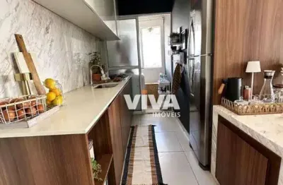 Apartamento com 2 dormitórios semi mobiliado à venda, 50 m² por r$ 450.000 - são vicente - itajaí/sc