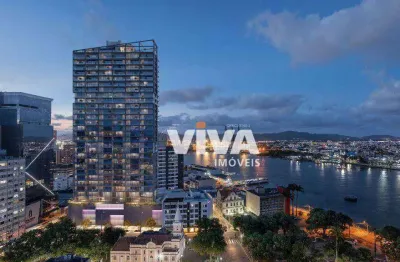 Studio com 1 dormitório à venda, 46 m² - centro - itajaí/sc