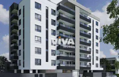 Apartamento com 2 dormitórios à venda, 72 m² - gravatá - navegantes/sc