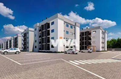 Apartamento com 2 dormitórios à venda, 57 m² - gravatá - navegantes/sc