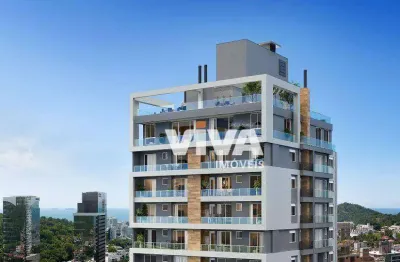 Apartamento com 2 dormitórios à venda, 77 m² - praia brava - itajaí/sc