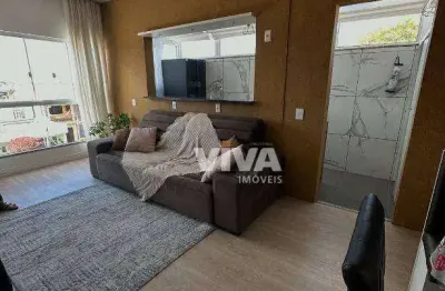 Apartamento com 2 dormitórios à venda, 64 m² por r$ 400.000 - meia praia - navegantes/sc